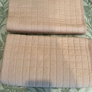 European Pillow Shams - Light Pink NWOT